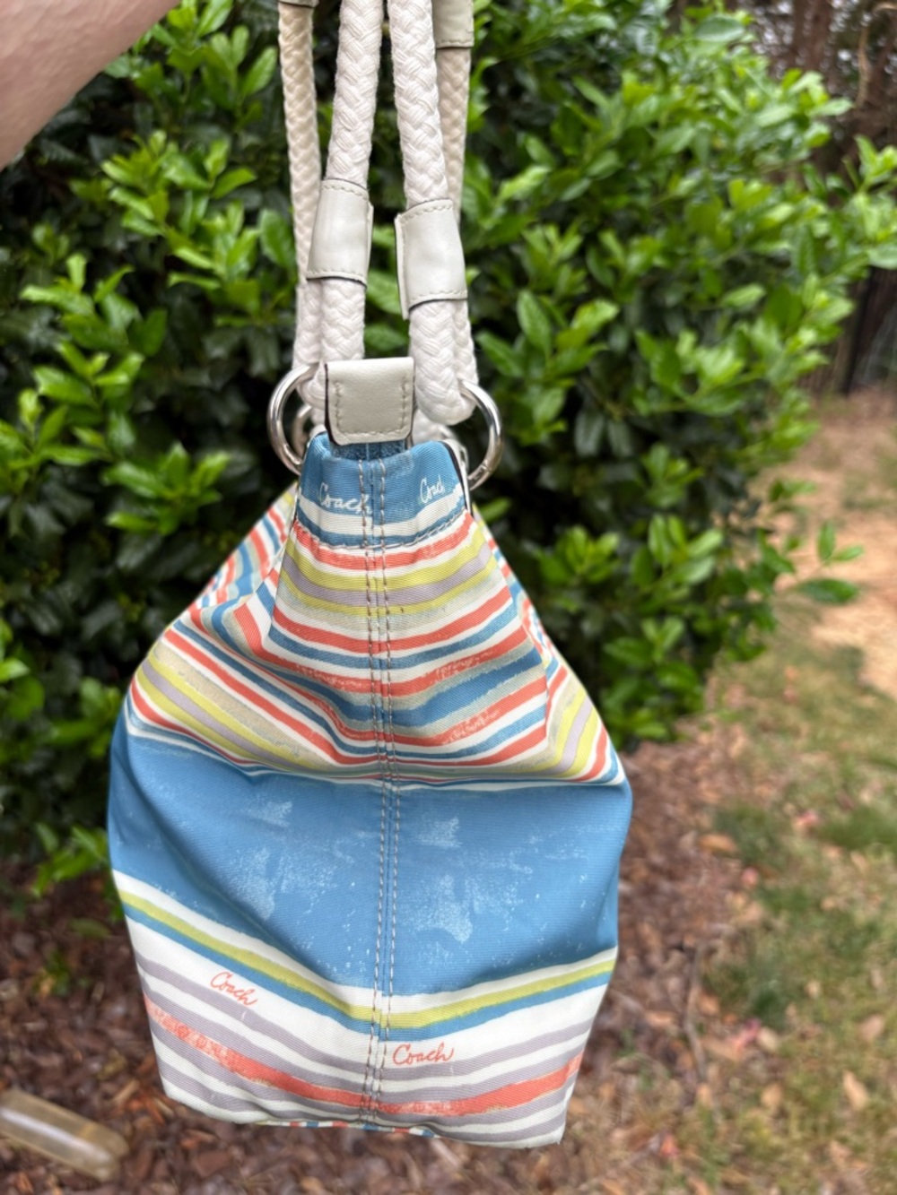 Coach Limited Edition Beach Bag EUC - Picture 5 of 16